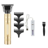 Electric Hair Clipper USB Rechargeable Baldheaded Shaver Beard Trimmer 