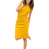 Jocoo Jolee Women Causal Sleeveless Dress - OZ Discount Store