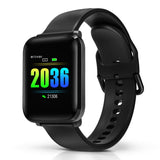Smart Watch Wristband IPS Big Screen 8 Sports Mode IP68 Waterproof (Black)