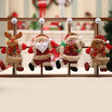 Xmas Gift Santa Claus Snowman Tree Pendant Doll Hang Decorations