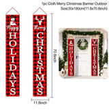 Nutcracker Soldier Christmas Banner Merry Christmas Decor For Home 2020