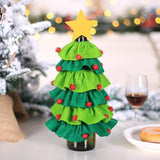 Merry Christmas Dress Skirt  Wine Bottle Cover
