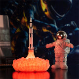 3D Print LED Night Light Space Shuttle Rocket Bedroom Table Decoration Lamp