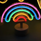 Neon Sign USB LED Decoration Unicorn Flamingo Lamp Moon Rainbow