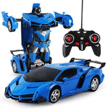 2 in 1 RC Car Toy Transformation Robots Car Remote Control Car RC Toy