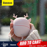 Baseus Heater Hand Warmer Heating Pad USB Rechargeable Handy Warmer Heater Pocket Mini Cartoon Electric Heater Warm With Lamp