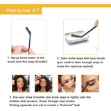 1PC 3D Feathery Brows Setting Gel Waterproof Soap Brow Makeup Kit Lasting Eyebrow Gel