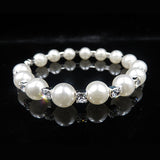 Jewelry Set Pearl Party Prom Gift Crystal Bracelet Necklace Earrings for Women