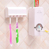 Bathroom Accessories Set Toothbrush Holder Automatic Toothpaste Dispenser