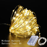 Copper Wire LED String Lights Christmas Decorations