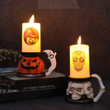 Pumpkin Candle Lights Halloween LED Candles Light LED Glowing Candle Halloween Decoration
