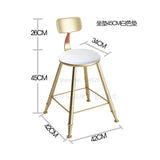 Nordic Bar Stool Wrought Iron - OZ Discount Store