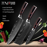 XITUO Kitchen Chef Knives Set 8 inch Japanese 7CR17 440C High Carbon Stainless Steel