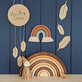 Hand-Woven Rainbow Ornaments Wall Hanging Art Home Decoration For Kids Room Decoration Wall Hanging Ornament for Photography