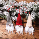 Xmas Gift Santa Claus Snowman Tree Pendant Doll Hang Decorations