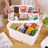 Multifunctonal Storage Box First Aid Kit Organizer with Handle Portable Kits