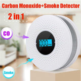 Newest 2 in 1 LED Digital Gas Smoke Alarm - OZ Discount Store