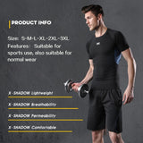 5 Pcs/Set Men's Tracksuit Gym Fitness Compression Sports Suit
