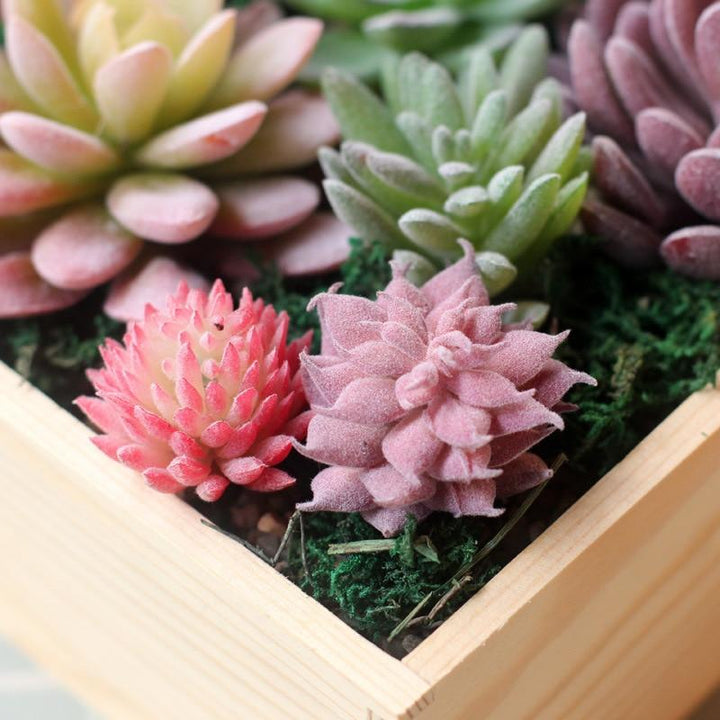 Wedding Home Garden Office Bedroom Living Room Decoration Artificial Plants Mini Succulents Plants 33 Style Pick Up Fake Plants