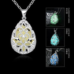 Fashion Luminous Glowing Stone Shine Necklace Jewelry