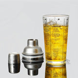 400ml Mix Master Glass Stainless Steel Cocktail Boston Bar Shaker Bar Tool Accessory