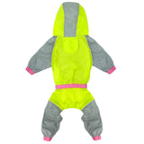 Waterproof Dog Raincoat Reflective Dogs Rain Jacket Safety Rainwear Dog Jumpsuits Poncho Clothes For Small Medium Large Pet Dogs
