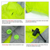 Waterproof Dog Raincoat Reflective Dogs Rain Jacket Safety Rainwear Dog Jumpsuits Poncho Clothes For Small Medium Large Pet Dogs