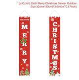 Nutcracker Soldier Christmas Banner Merry Christmas Decor For Home 2020