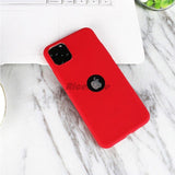 Candy Color Case For iPhone 11 Pro Max Soft Silicon Back Cover - OZ Discount Store