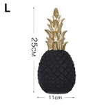 Nordic Creative Resin Gold Pineapple Fruit Crafts Living Room Wine Cabinet Window Desktop Home Ornament Table Decoration Crafts