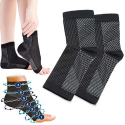 1 pair Ankle Support sock Foot Anti Fatigue Compression Sleeve Relieve Pain Swelling