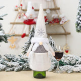 Merry Christmas Dress Skirt  Wine Bottle Cover