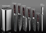 XITUO Chef Set Knife Stainless Steel Knife Professional Japanese Knife Santoku Cleaver