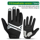 INBIKE Full Finger Cycling Gloves Touch Screen MTB Bike Bicycle Gloves GEL Padded Outdoor Sport Fitness Gloves Bike Accessories