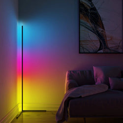 Modern LED Corner Floor Lamp Atmosphere light Lights Colorful Bedroom Living Room Home Decoration Indoor lighting Standing Lamps 