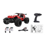 Racing RC Car Rock Crawler Radio Control Truck For Kids (Red RC Truck) 