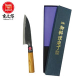 Different size metal carbon steel Japanese steel knife set high quality
