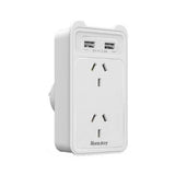 Huntkey 2 Outlet Surge Protected Powerboard with Dual USB Charging Ports - OZ Discount Store