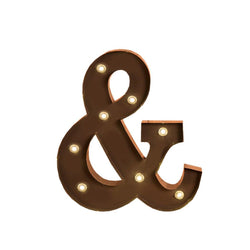 LED Metal Letter Lights Free Standing Hanging Marquee Party D?cor Letter And - OZ Discount Store