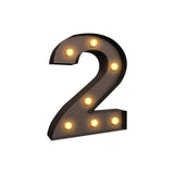 LED Metal Number Lights Free Standing Hanging Marquee Event Party D?cor Number 2 - OZ Discount Store