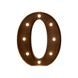 LED Metal Letter Lights Free Standing Hanging Marquee Event Party D?cor Letter O - OZ Discount Store