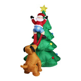 Inflatable Christmas Santa Snowman with LED Light Xmas Decoration Outdoor Type 1 - OZ Discount Store