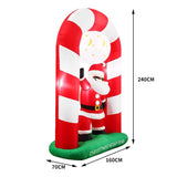 Inflatable Christmas Santa Snowman with LED Light Xmas Decoration Outdoor Type 7 - OZ Discount Store