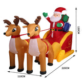Inflatable Christmas Santa Snowman with LED Light Xmas Decoration Outdoor Type 5 - OZ Discount Store