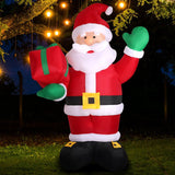 Inflatable Christmas Santa Snowman with LED Light Xmas Decoration Outdoor Type 6 - OZ Discount Store