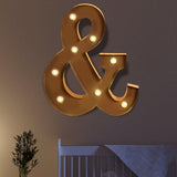 LED Metal Letter Lights Free Standing Hanging Marquee Party D?cor Letter And - OZ Discount Store