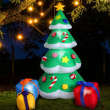 Inflatable Christmas Santa Snowman with LED Light Xmas Decoration Outdoor Type 3 - OZ Discount Store