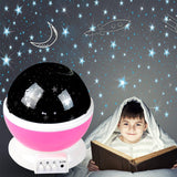 LED Night Star Sky Projector Light Lamp Rotating Starry Baby Room Kids Gift - OZ Discount Store