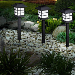 6x LED Solar Power Garden Landscape Path Lawn Lights Yard Lamp Outdoor Lighting - OZ Discount Store